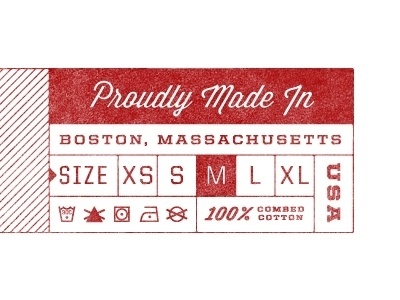 Dribbble - Clothing Tag by Kyle Anthony Miller #miller #kyle #anthony