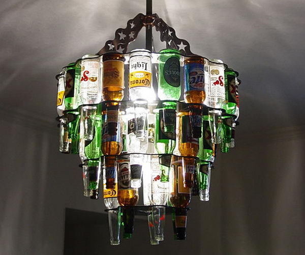 Homemade Wine Bottle Crafts #diy #craft #wine #bottle