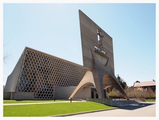 Google Image Result for http://3.bp.blogspot.com/-rlOoqlt2sbE/TdJpYCu6L0I/AAAAAAAAARU/ovf4rtC4QWw/s1600/stjohns1.jpg #johns #concrete #abbey #modern #marcel #breuer