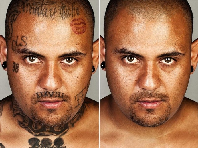 Skin Deep: Steven Burton Photoshops Out Ex-Gang Members Tattoos