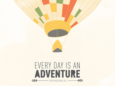 Dribbble adventure #adventure #hot #airballon