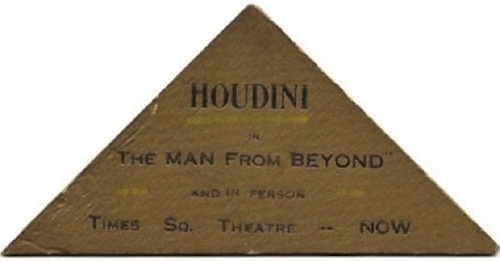 Fascinating Business Cards Of The World's Most Famous People DesignTAXI.com #card #business #houdini