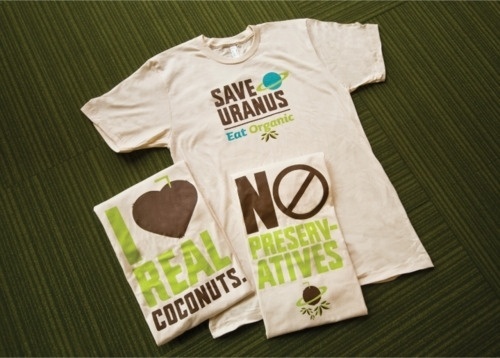 Visual Overload Party #apparel #print #color #eat #shirt #collateral #coconut #fashion #organic