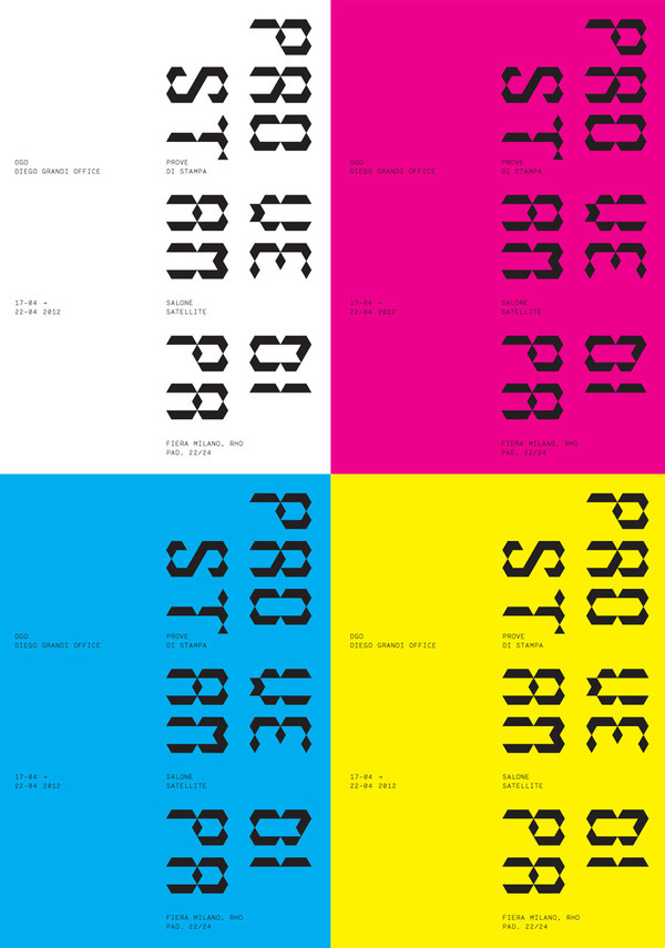 Prove di Stampa Alessandro Costariol #branding #print #poster #cmyk #typography