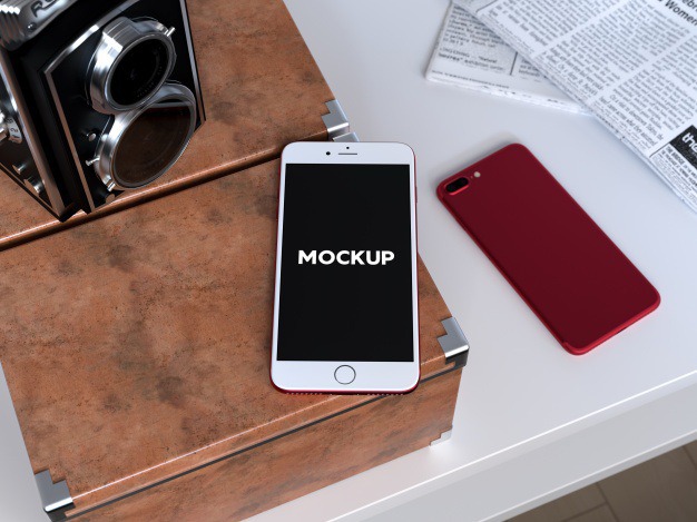 Iphone 7 plus on desktop mock up design Free Psd. See more inspiration related to Mockup, Design, Template, Phone, Office, Mobile, Web, Website, Iphone, Mock up, Mobile phone, Templates, Website template, Desktop, Plus, Mockups, Up, Web template, Realistic, Real, Web templates, Mock ups, Mock and Ups on Freepik.