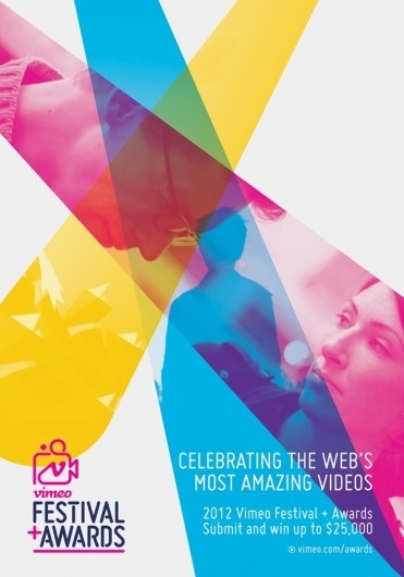 2012 Vimeo Festival + Awards #vimeo #print #design #graphic #poster