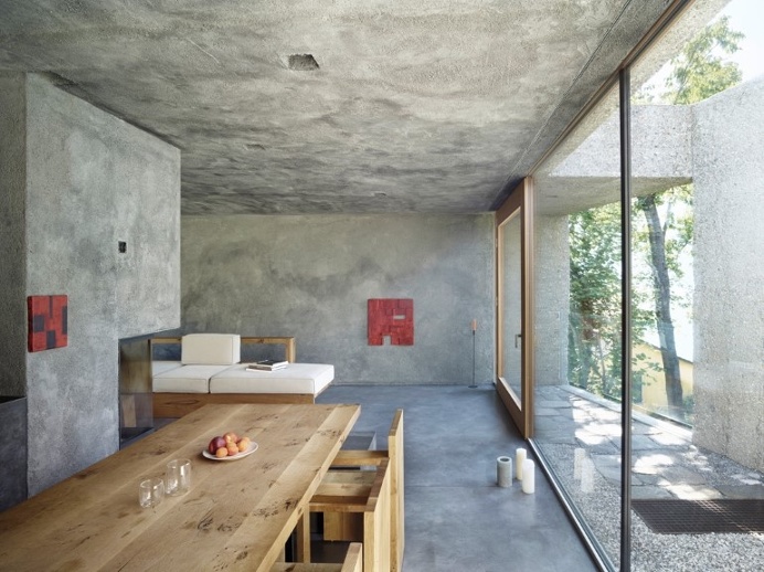 This House is Like an Archaic Stone Block in Middle of the Forest