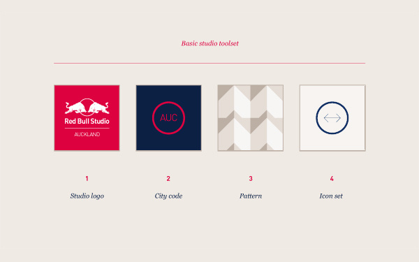 Red Bull Studios #logo #circle #pattern #branding
