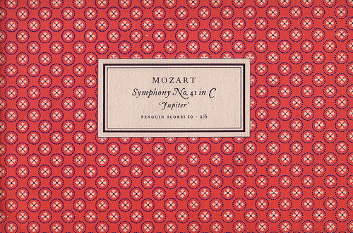 Penguin Scores no. 10: 1951 #garamond #pattern #musical #tschichold #jan #music #penguin #score