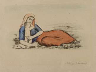 Georg Schrimpf, ”Reclining woman with child”