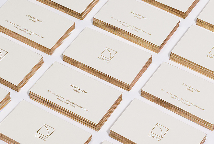 Onto by High Tide #business card #graphic design