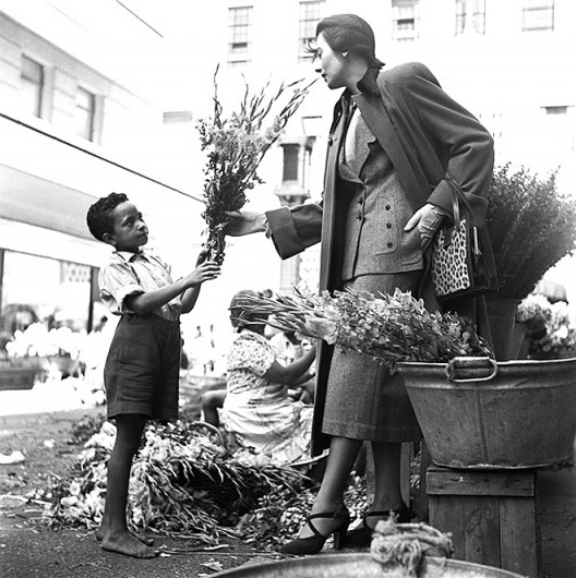Miss Moss #fashion #vintage #flowers