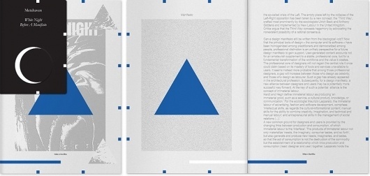 Olaf #booklet #geometric #typography