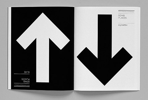 FFFFOUND! #design #graphic #arrows #spread #magazine