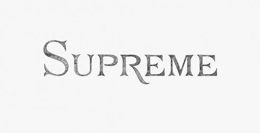 Ill Studio - Supreme NYC #type #pencil #studio #ill