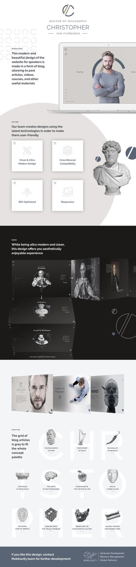 Make sure you have a professional speaker website https://mobilunity.com/portfolio/speaker-portfolio/