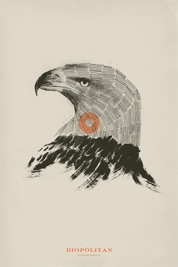 POSTERS III on the Behance Network #mark #biopolitan #charcoal #eagle #minimal #brooks
