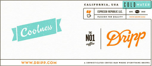 Dripp Label Artwork #coffee #label