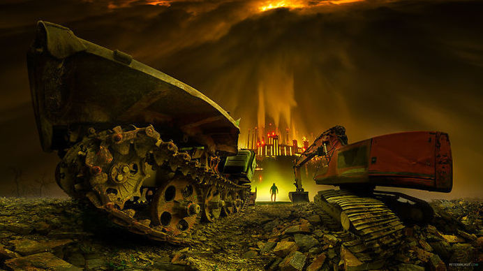 Dark World Of Machines By Slovakian Photographer Peter Majkut | Bored Panda #photography #machine