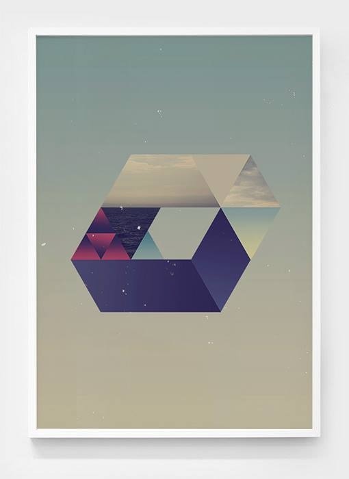 Shapes of the space #print #shape #space #poster