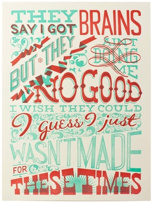 PrettyClever #red #typography #design #poster #silk #green