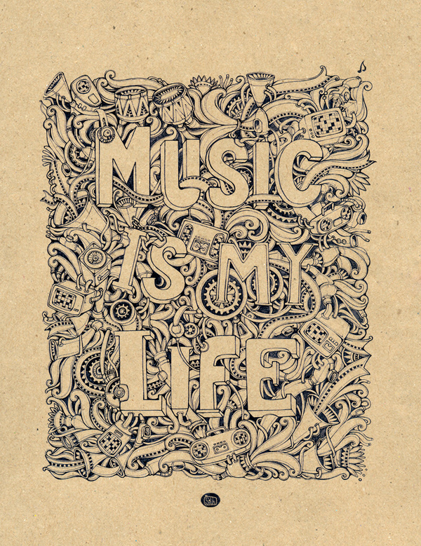 Music is my life by ~MrSithZam #mrsith #sithzam #sith #line #house #boa #art #detail