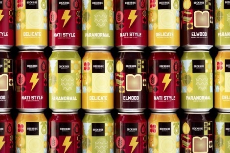Dockside Brewing Company #packaging #beer #can #label