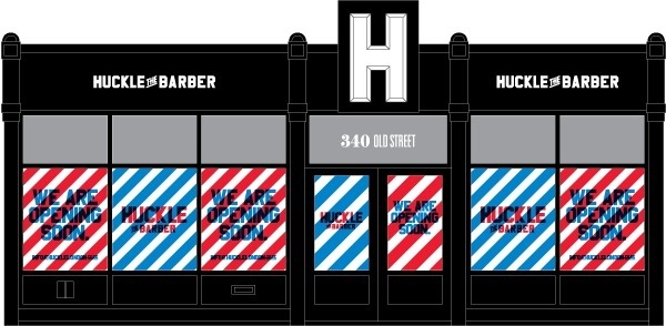 Proud Creative's branding for Chris Ward's, 'Huckle The Barber'. #creative #chris #branding #proud #barber #the #ward #huckle