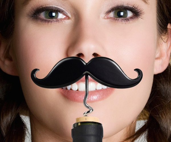 Handle Bar Moustache Wine & Beer Opener #tech #flow #gadget #gift #ideas #cool