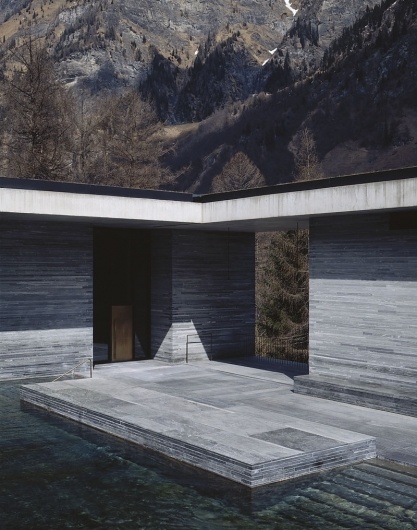 Hélène Binet x Peter Zumthor | September Industry #zumthor #bath #water #stone #swizerland #thermal #pool #peter #architecture #vals