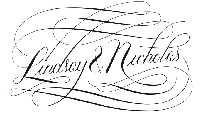 My wedding invitations 11•15•14 Blackwing Pearl / Velum / Illustrator #wedding #nick #lettering #sickelton #letter #invitations #hand