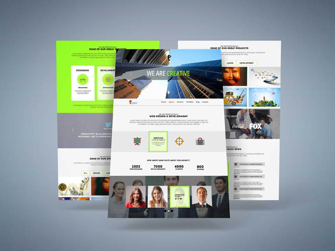 Faddy – One page Parallax Template
