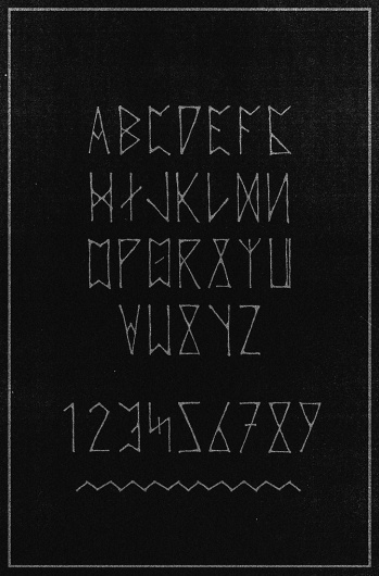 - sam chirnside - #font #alphabet #runic #rune #typography