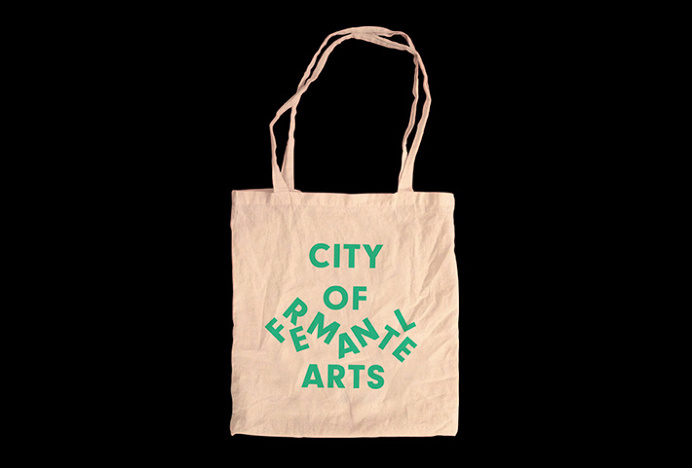 City Of Fremantle Arts by Corey James #branding #bag
