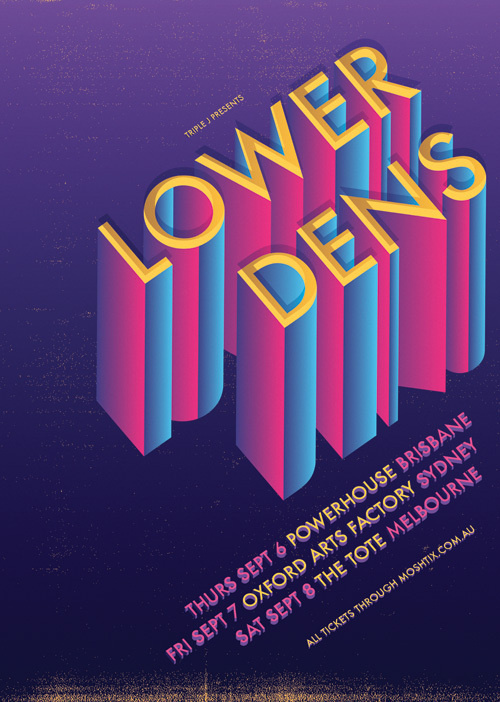 Lower Dens Poster Anne Cobai :: illustration #dens #lower