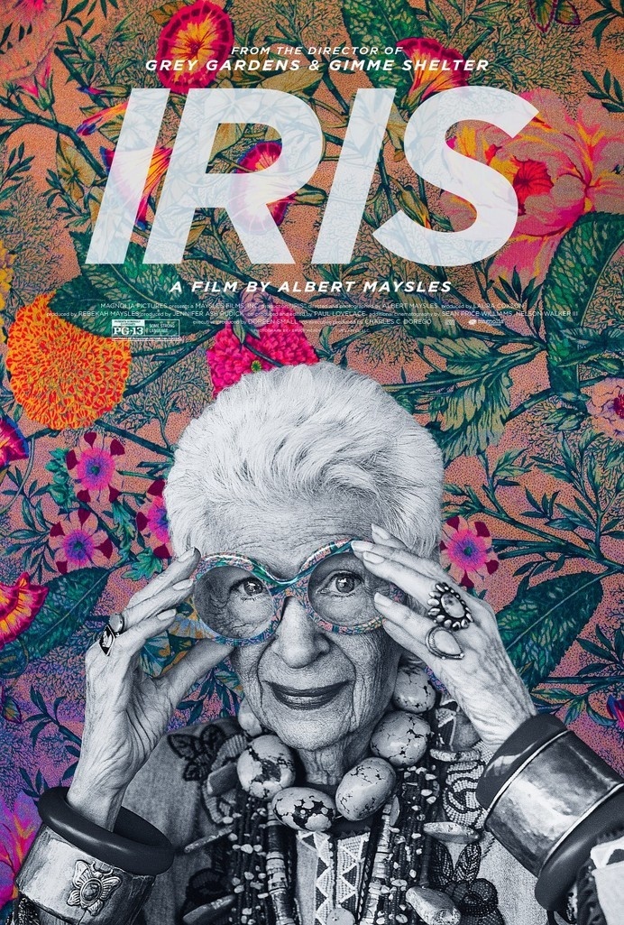 Extra Large Movie Poster Image for Iris #movie #pattern #documentary #floral #iris #cinema #poster #apfel