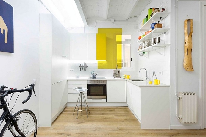 The Furnished Void Apartment in Eixample, Barcelona / Egue y Seta