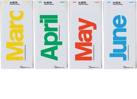 Barcelona pocket tour guides by BCN #information #guide #print #barcelona #typography