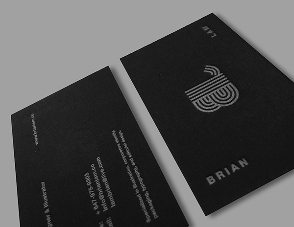Brian Lam #card #business #stationery