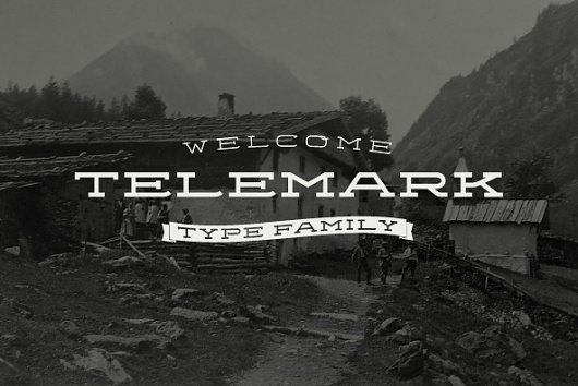Fonts - Telemark by Juri Zaech - YouWorkForThem #youworkforthem #label