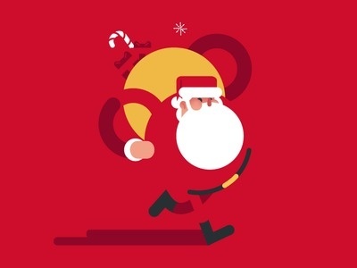 Santa Runs #christmas