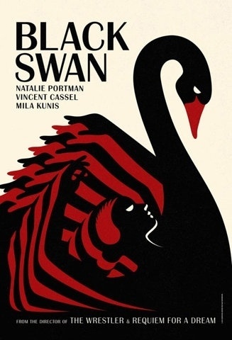 FFFFOUND! | design work life » cataloging inspiration daily #swan #illustration #black #poster