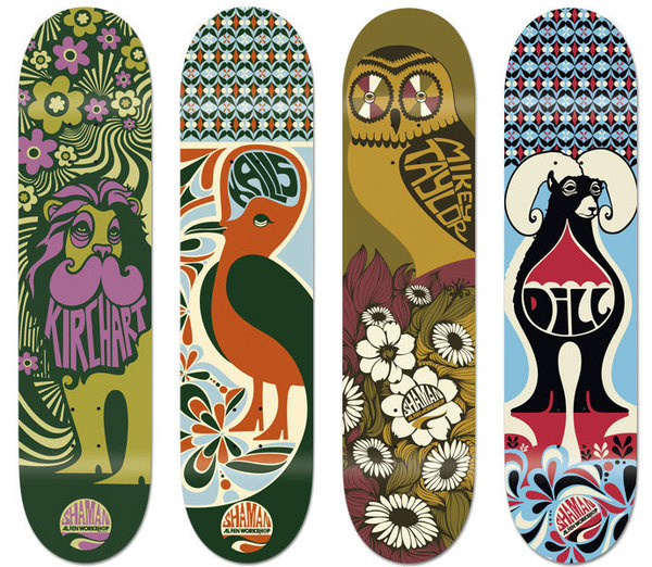 Alien Workshop Skateboards on Behance #alien #workshop