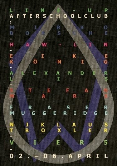 manystuff.org — Graphic Design daily selection » Blog Archive » AFTER SCHOOL CLUB #design #graphic #poster