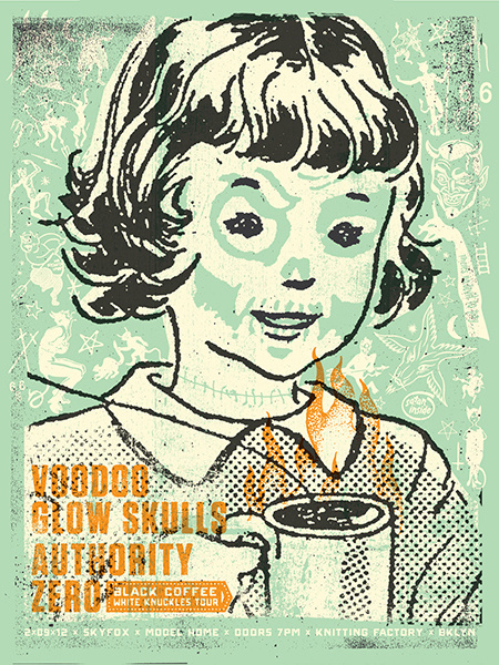 GigPosters.com Voodoo Glow Skulls Authority Zero #poster