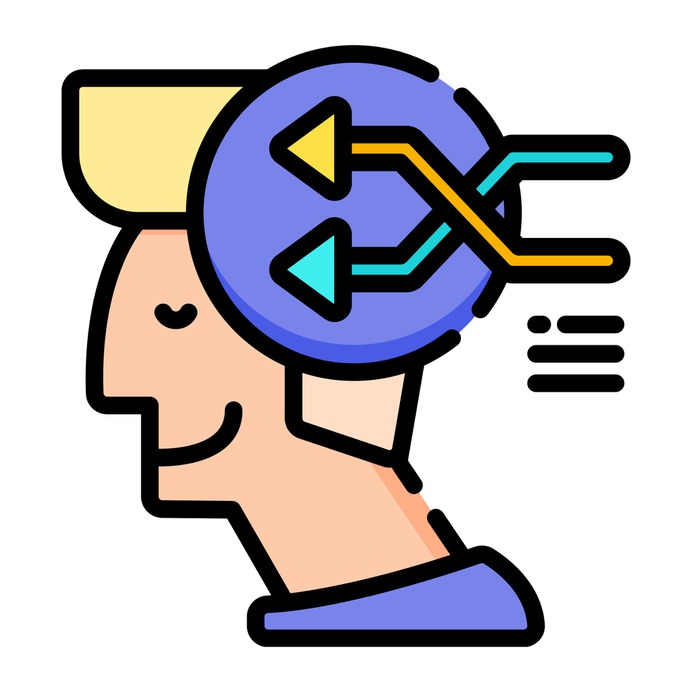 See more icon inspiration related to brain, smart, process, brain process, healthcare and medical, psychology, thinking, user, head and arrows on Flaticon.