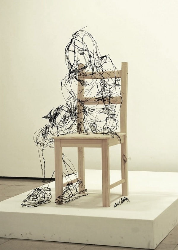 Colossal | An art and design blog. #sculpture #wire