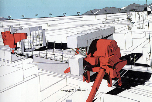 drawings: neil denari #urban #drawing