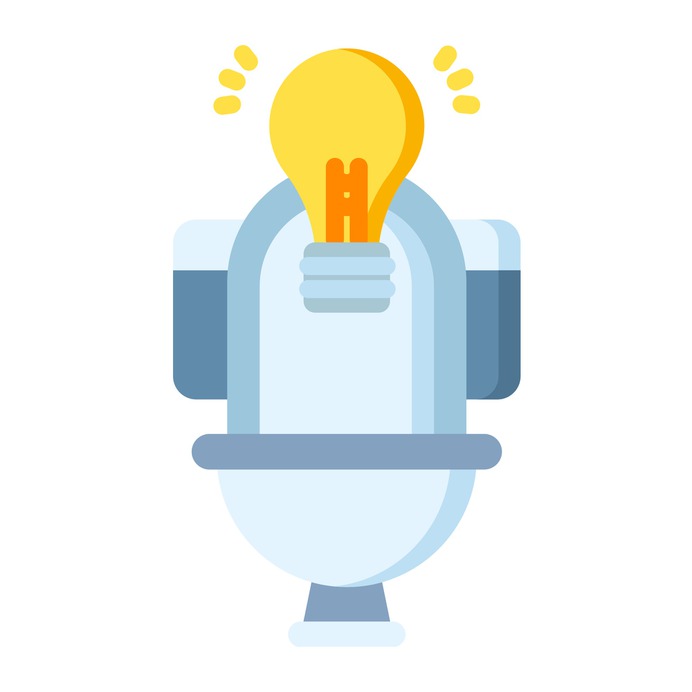 See more icon inspiration related to wc, bathroom, invention, miscellaneous, idea, electronics, place, furniture, electricity, light bulb, illumination and technology on Flaticon.