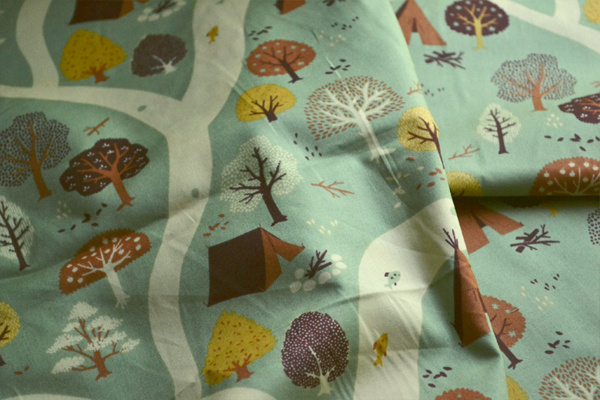 Fort Firefly Fabric Collection on Behance #wild #pattern #camping #nature #cute